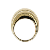 Dune Hammmered 18KT Gold Plated Ring