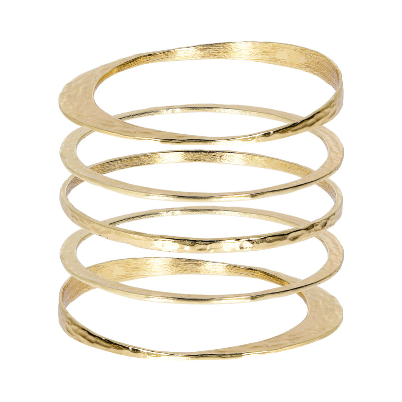 18KT Gold Plated Bangle Set